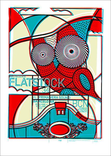 Flatstock 34 Barcelona Poster