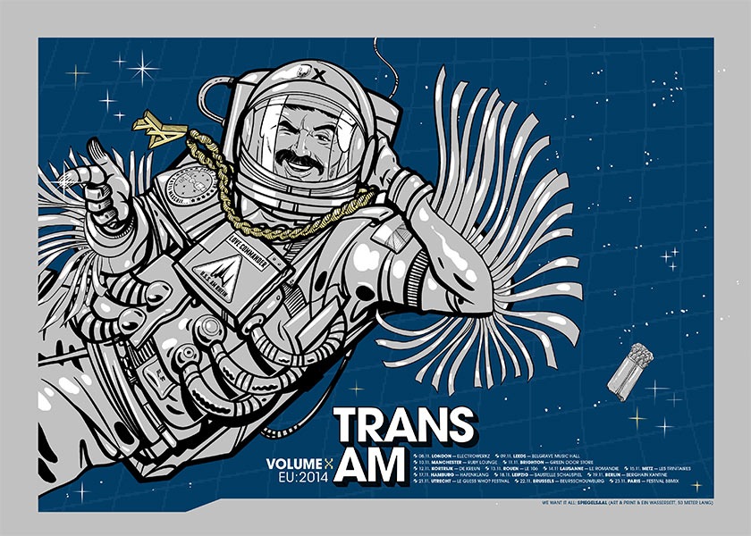 Trans Am Europe Tour Poster