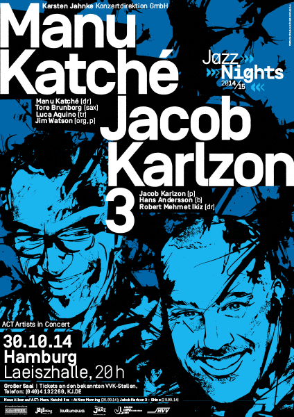 JazzNights 2014/15 – Manu Katché / Jacob Karlzon 3
