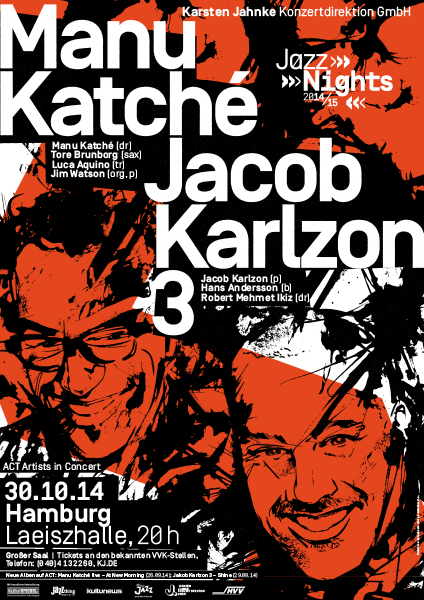 JazzNights 2014/15 – Manu Katché / Jacob Karlzon 3