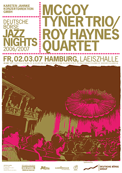 McCoy Tyner Trio Roy Haynes Quartet Poster